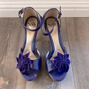 Sofft brand purple heels